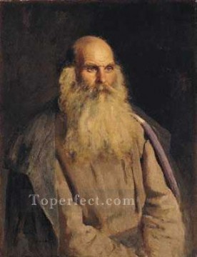 Study of an Old Man Russian Realism Ilya Repin Oil Paintings